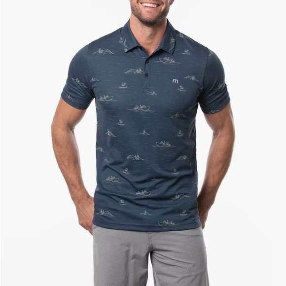 TRAVISMATHEW MENS FUN AND GAMES POLO SIZE XL - Picture 1 of 11